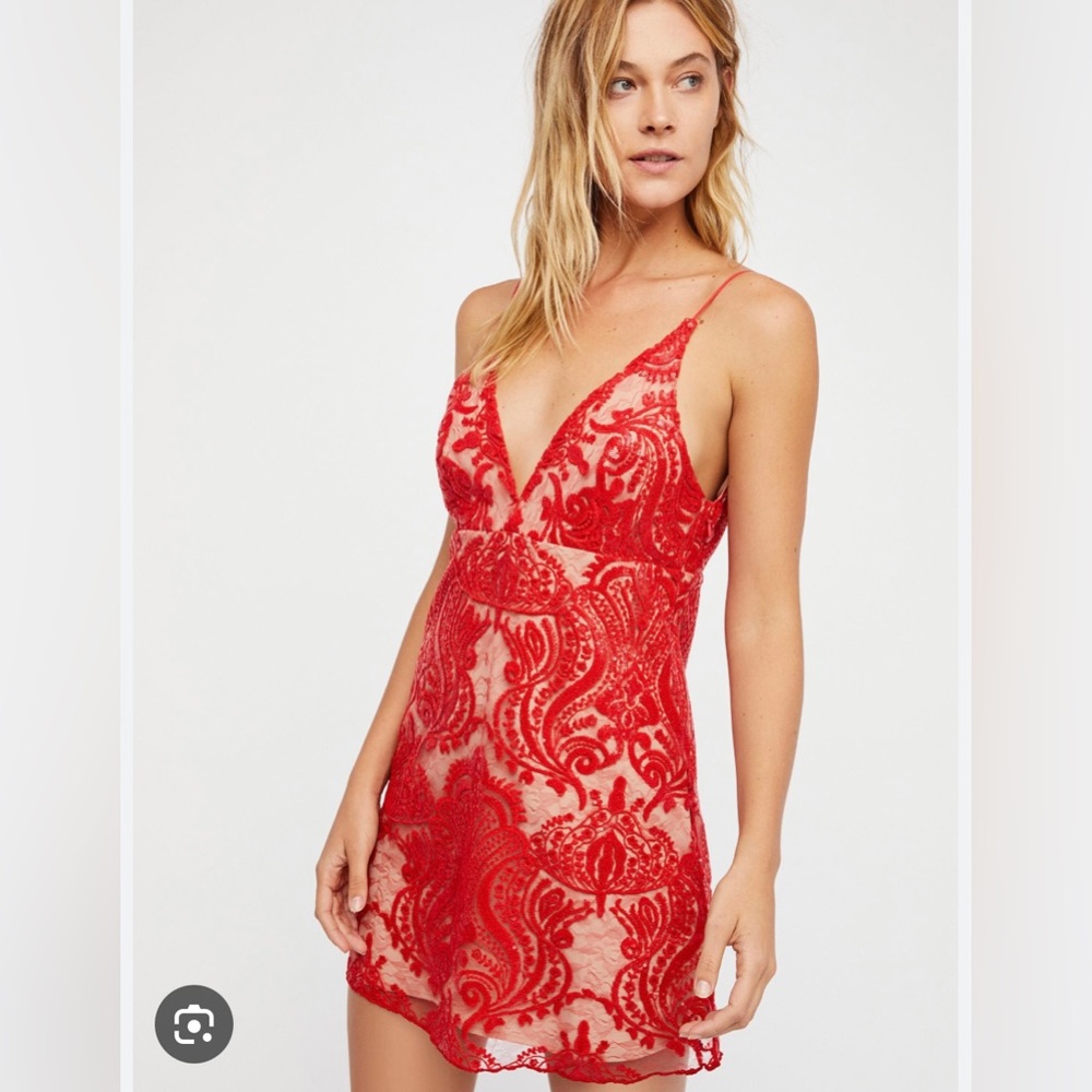 Free People Night Shimmer Mini Dress